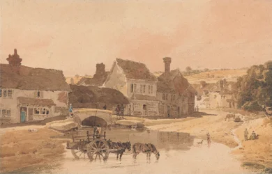 Il villaggio di Kirkstall, Yorkshire